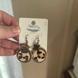 DaVinci Leopard Print Earrings